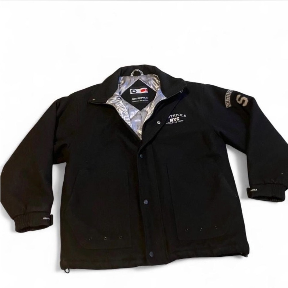 South Pole Black‎ Bomber Jacket